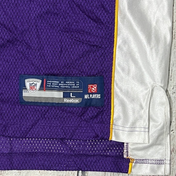 Brett Favre Minnesota Vikings Reebok NFL Football Sports Jersey - Picture 4 of 4